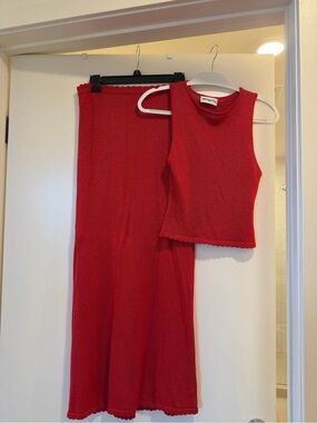 Princess Polly Red 2 piece set